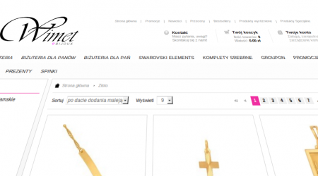 Online jewellery shop integration